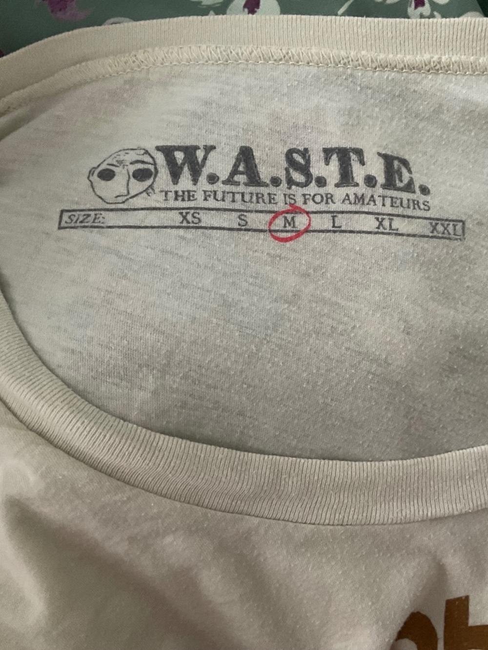 Beige Radio Head tee shirt,M - Picture 8 of 10